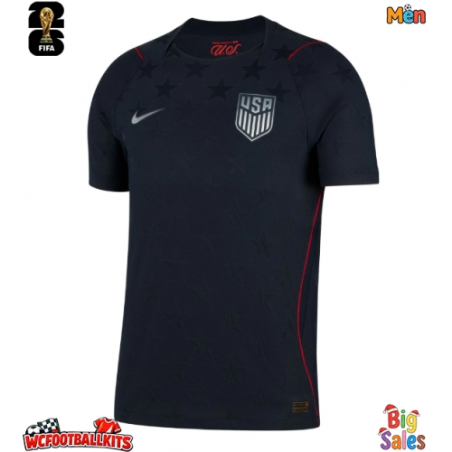 United States Tyler Adams #4 Replica Away Stadium Shirt World Cup 2026 Short Sleeve